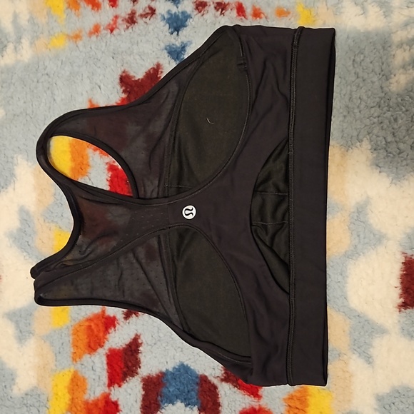 Lululemon High Neck Nulux Mesh Bra size 6 - Picture 2 of 3